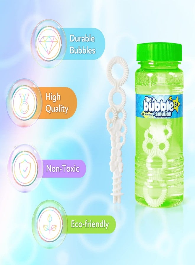spring flower Springflower 24 Pcs Bubble Bottles with Wand,Bubbles Party Favors for Kids,Summer Toys, Blow Bubbles Solution Novelty Toy, Party Favors, Birthday Party Supplies, Outdoor & Indoor Activity,4oz,6 Colors - Image 2
